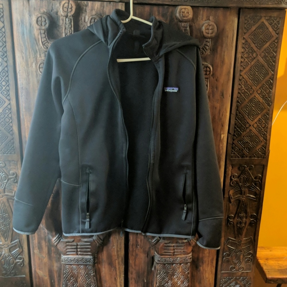 Patagonia hooded fleece